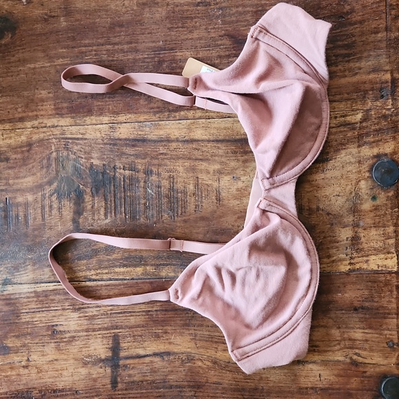 NWT Skims Cotton Jersey Underwire Bra - 34B - Picture 3 of 4